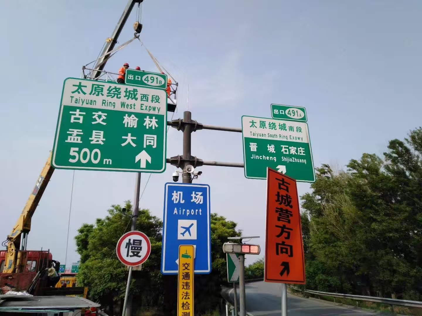 天水市标志杆标志牌 - 厂家