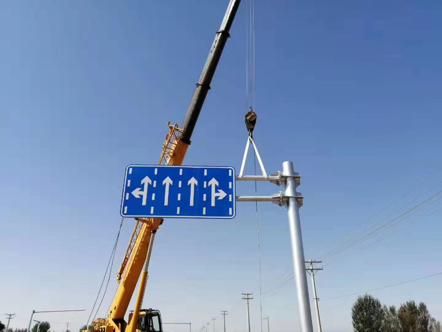 天水市道路标志杆桥梁限高架 - 一站式服务